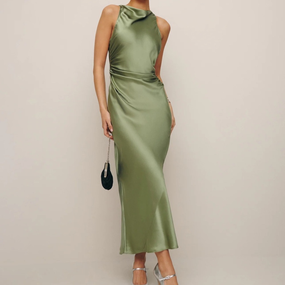 Reformation Green Maxi Dress